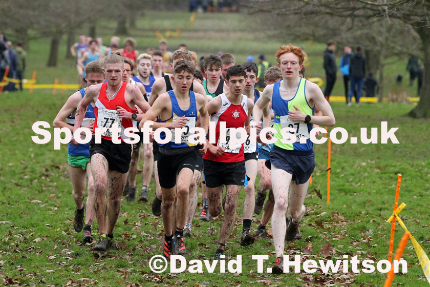 Junior mens Northern Cross Country Champs., Camp Hill Estate, Kirklington.  Photo: David T. Hewitson/Sports for All Pics
